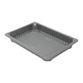 267.92-RECIPIENTI PER "SUSHI" 244 ML 16,6x11,5x2 CM ARGENTO RPET (312 u.)