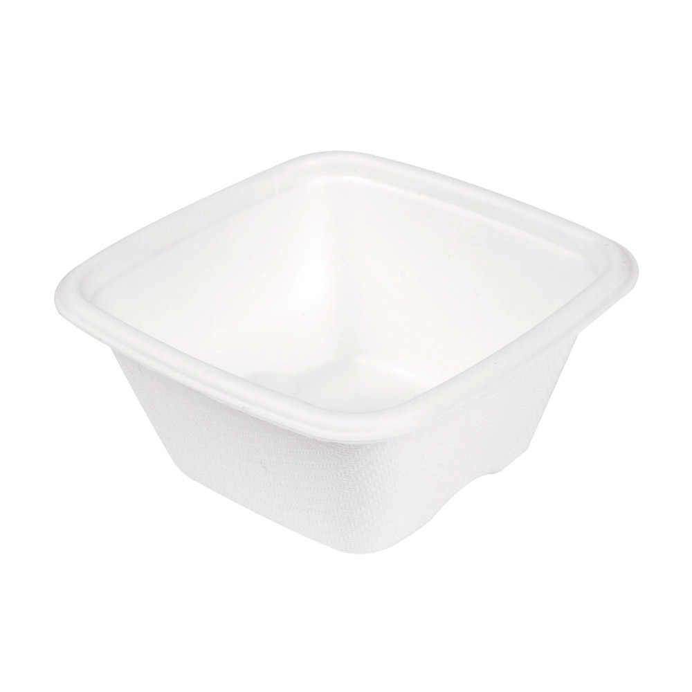 253.88-TERRINA PICCOLA 'BIONIC' 100 ML 7,7x7,7x3,7 CM BIANCO BAGASSA (50 u.)