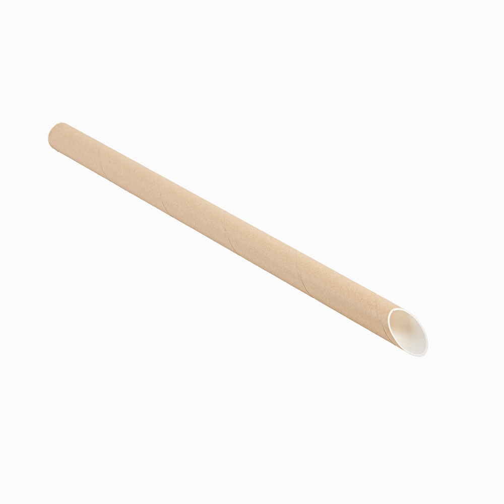 268.04-CANUCCE DRITTE BUBBLE TEA 'PAPER'  Ø1,2x20 CM NATURALE KRAFT (50 u.)