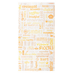 229.16-SACCHETTI CROISSANT ORANGE PAROLE 33 G/M2 19+8x35 CM BIANCO CELLULOSA (250 u.)