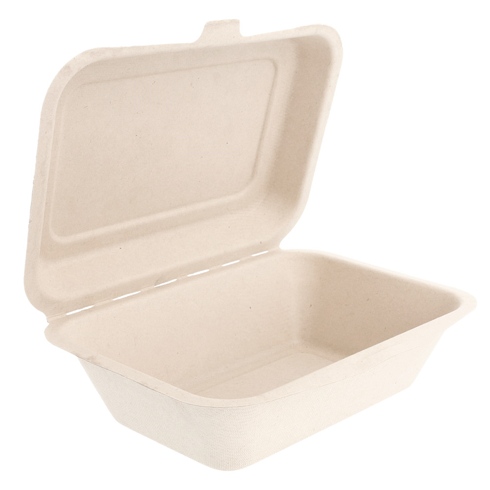 150.14-CONTENITORI 'BIONIC' 600 ML 13,6x18,2x6,4 CM NATURALE BAGASSA (50 u.)