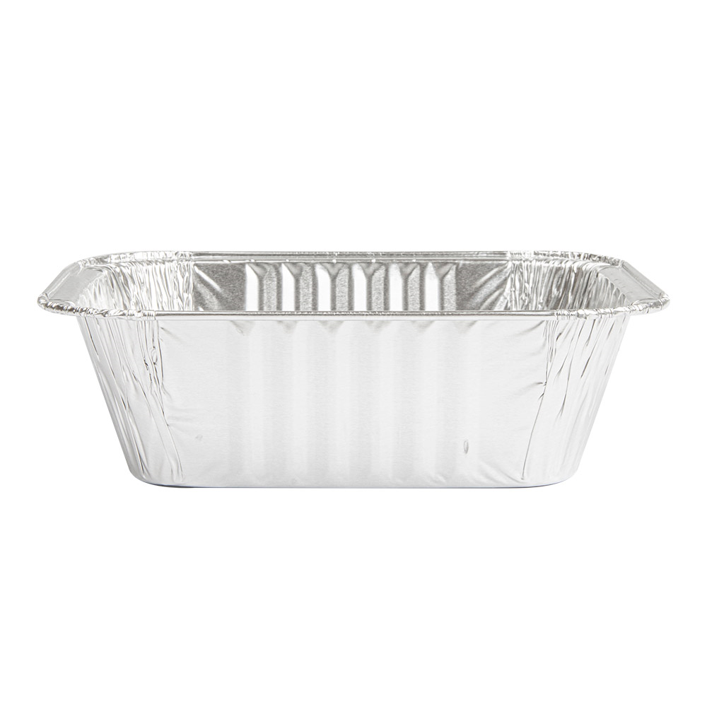 135.37-VASCHETTA RETTANGOLARE  490 ML 15x12,5x4,4 CM ALLUMINIO (100 u.)
