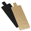 147.22-CARTONE PASTICCERIA DOPPIA FACCIA  950 G/M2 4,5x13 CM ORO NERO CARTONE (250 u.)