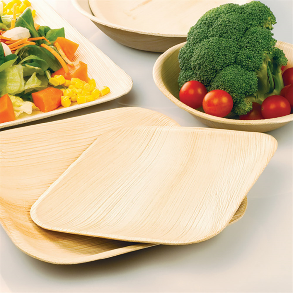 189.31-PIATTI QUADRATE 'ARECA'  15x15x1,5 CM NATURALE ARECA (25 u.)