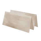 209.78-ASCIUGAMANI "ZIGZAG" ECOLABEL 2 STRATI  37 G/M2 22,5x21 CM NATURALE CARTA RICICLATA (200 u.)