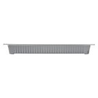 268.02-RECIPIENTI PER "SUSHI" 1473 ML 26,5x26,5x3 CM ARGENTO RPET (140 u.)