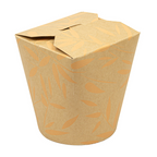 281.42-RICIPIENTI MULTIUSO PER MICROONDE 'FEEL GREEN' 960 ML 280 +18 PE G/M2 Ø9,3x11,5 CM MARRONE CARTONE (50 u.)