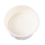 230.30-COPPETTA GELATI PAROLE 70 ML 210 + 18 PE G/M2 Ø6,5x3,9 CM BIANCO CARTONE (50 u.)