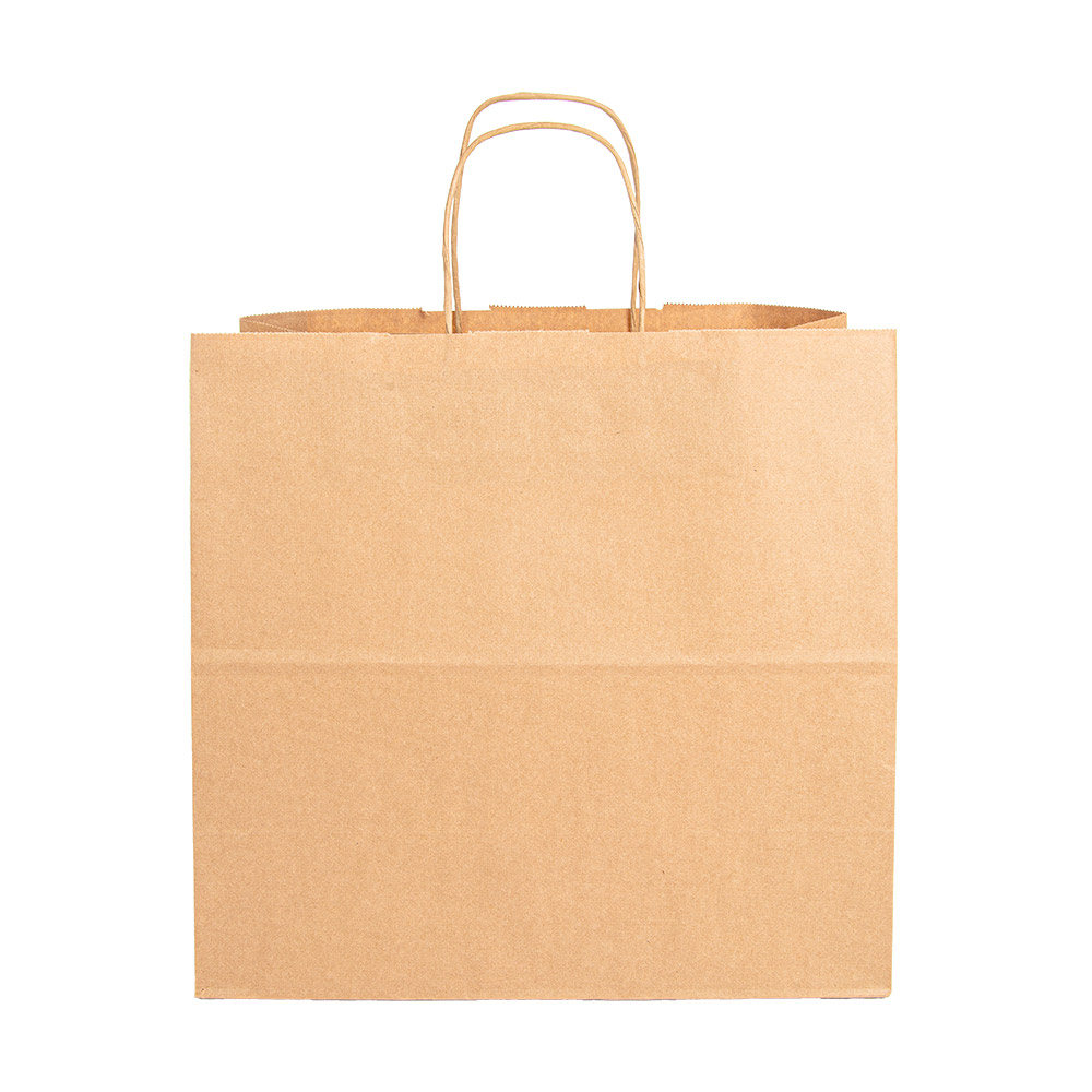 109.23-SACCHETTI SOS CON MANICI  90 G/M2 32+16x31 CM NATURALE KRAFT (250 u.)