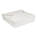 279.23-SCATOLE AMERICANE PER MICROONDE 'THEPACK' CUBE 2910 ML 21,7x21,7x6 CM BIANCO/NATURALE CARTONE NANO-MICRO + PP (50 u.)