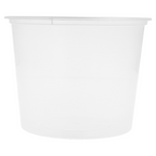 184.07-CONTENITORE PER MICRONDE 600 ML Ø 11,5x8,5 CM TRASPARENTE PP (50 u.)