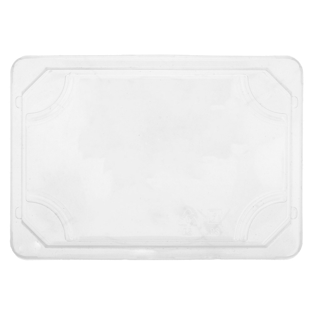 211.72-COPERCHIO PER CODICE 212.94   17x12x3,2 CM TRASPARENTE OPS (50 u.)