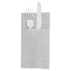 182.10-TOVAGLIOLI CANGURO DRY COTTON 55 G/M2 40x40 CM GRAFITE AIRLAID (50 u.)