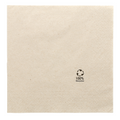 254.54-TOVAGLIOLI ECOLABEL 2 VELI 'FEEL GREEN' PAPER PACK 18 G/M2 39x39 CM NATURALE TISSUE RICICLATO (100 u.)