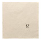 254.54-TOVAGLIOLI ECOLABEL 2 VELI 'FEEL GREEN' PAPER PACK 18 G/M2 39x39 CM NATURALE TISSUE RICICLATO (100 u.)
