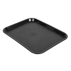 257.60-VASSOIO FAST FOOD   27,5x35,5x2 CM NERO PP