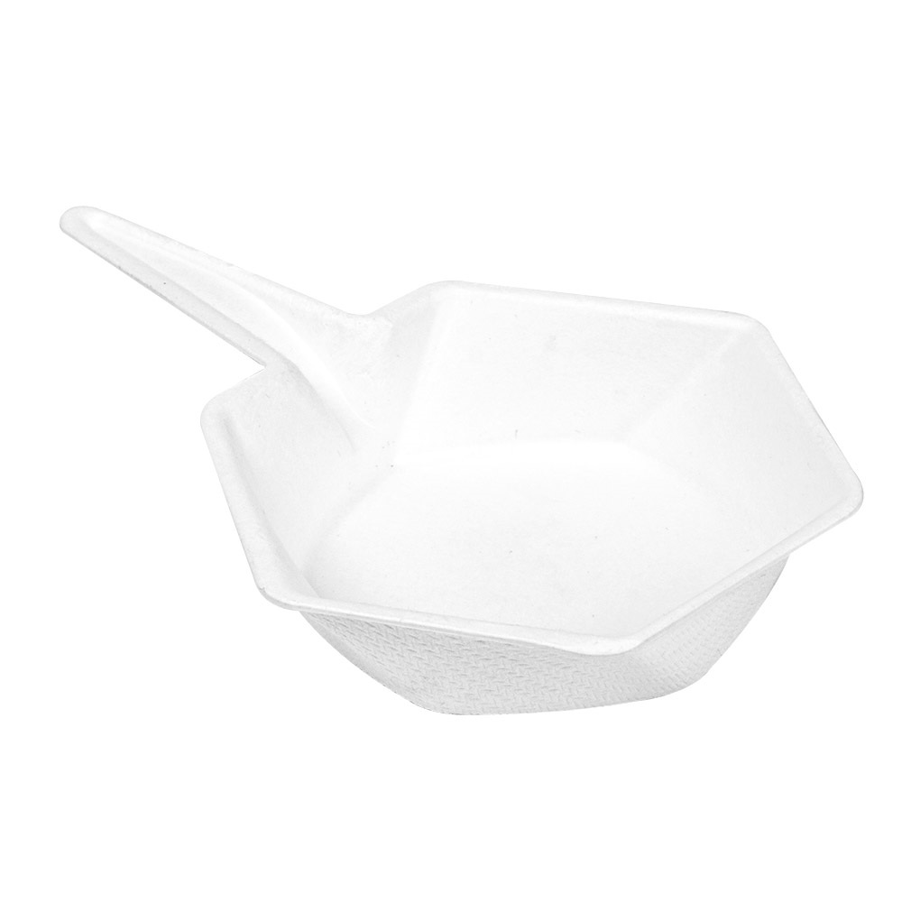 265.78-CONTENITORI ESAGONALE 'BIONIC'  5,5x1,5 CM BIANCO BAGASSA (100 u.)