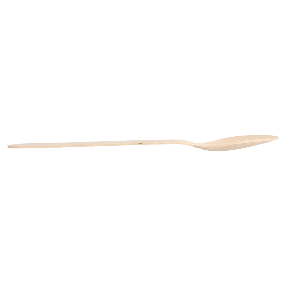 166.96-CUCCHIAI 'WOOD' MAKAN  15,8 CM NATURALE LEGNO (100 u.)