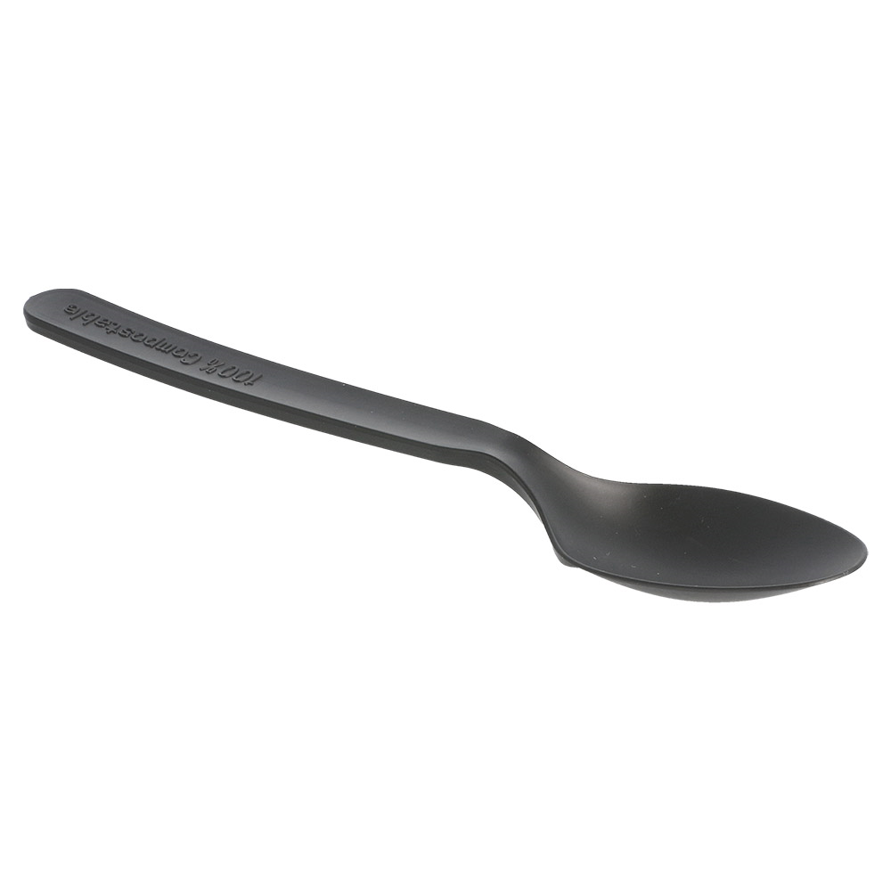 227.24-CUCCHIAI  16 CM NERO CPLA (50 u.)