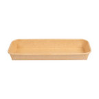 268.84-RECIPIENTI PER "SUSHI"  20PE + 280 +16PE G/M2 22,1x9,1x2,4 CM NATURALE KRAFT (50 u.)