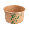 217.60-COPPETTA GELATI 'FEEL GREEN' 180 ML 250 + 18 PE G/M2 Ø8,7x5,2 CM MARRONE CARTONE (50 u.)