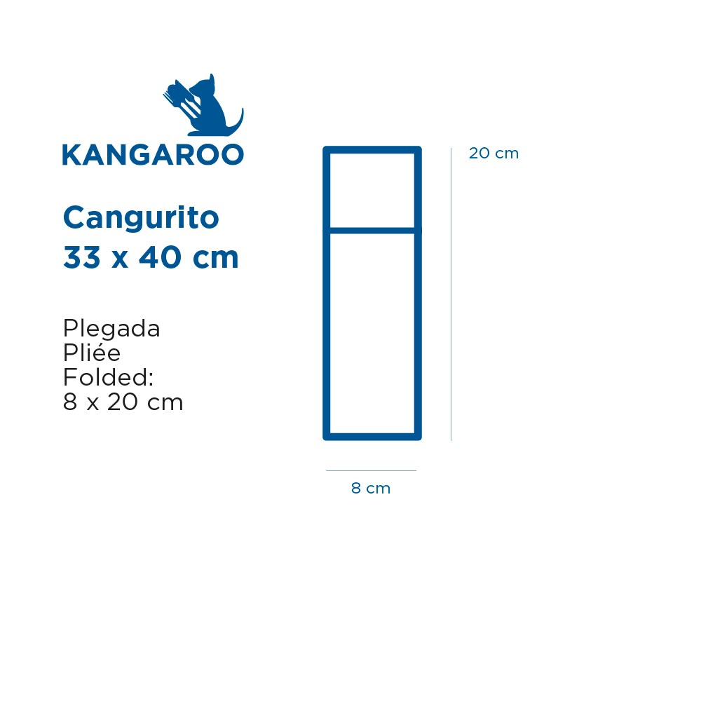 213.48-TOVAGLIOLI "KANGAROO" DRY COTTON 55 G/M2 33x40 CM AVORIO AIRLAID (50 u.)