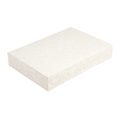 256.53-SCATOLE CATERING, PIANA 'THEPACK' DAMASCO  34x25x6 CM BIANCO CARTONE NANO-MICRO (50 u.)
