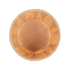 226.14-TERRINA CARTA PLISSETTATA 60 ML 80 G/M2 Ø5,5/3,9x3,5 CM NATURALE PERGAMANA ANTIGRASSI (250 u.)