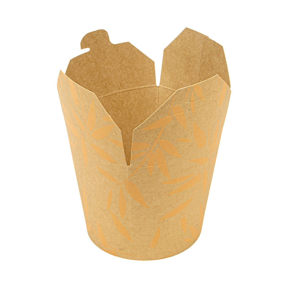 281.41-RICIPIENTI MULTIUSO PER MICROONDE 'FEEL GREEN' 780 ML 280 +18 PE G/M2 Ø9,3x9,8 CM MARRONE CARTONE (50 u.)