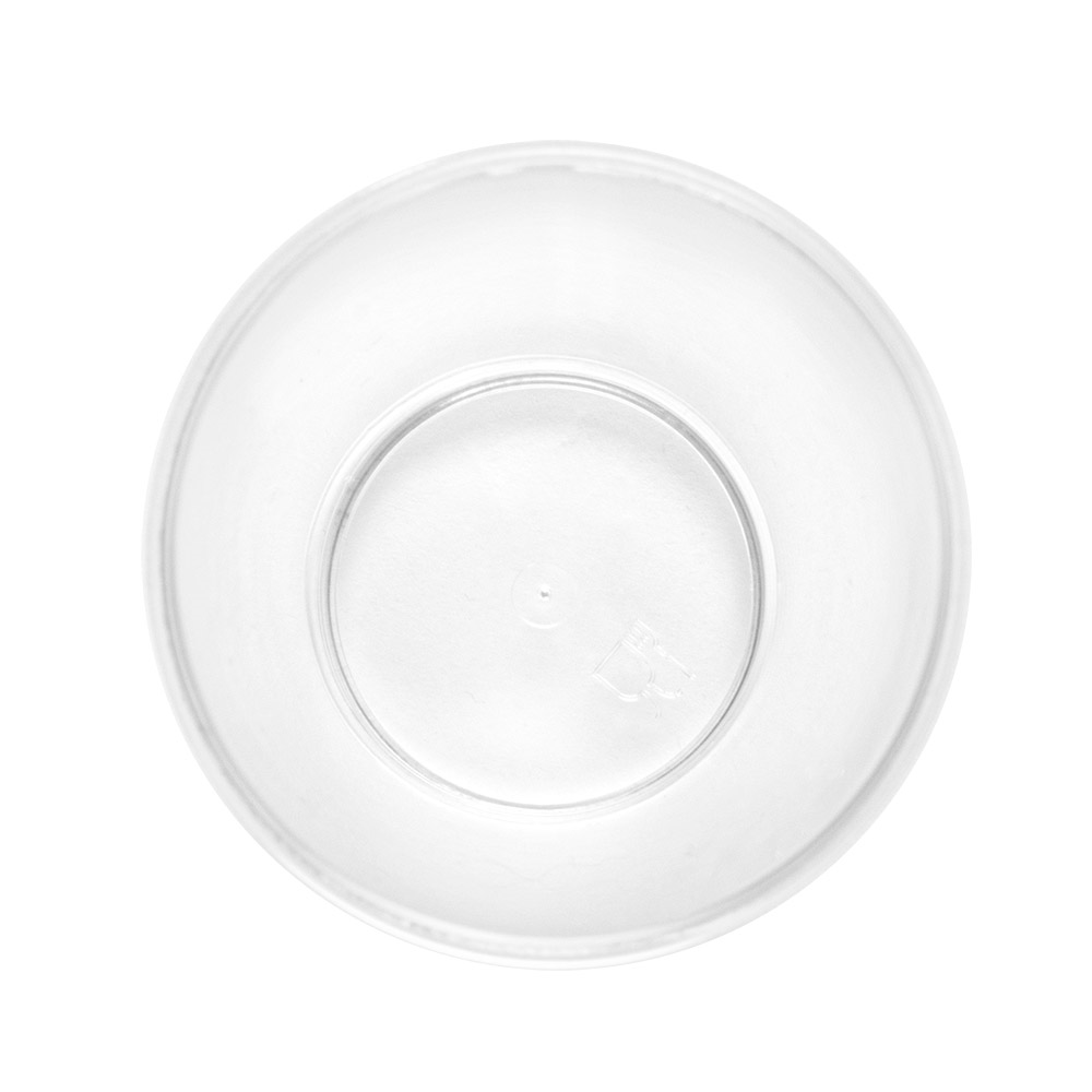 157.09-CONTENITORI APERITIVO MINI TUBO  80 ML Ø 4,5x8 CM TRASPARENTE PS (50 u.)