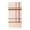 255.43-TOVAGLIOLI ECOLABEL 2 VELI P. 1/8 FEEL GREEN 'TARTAN' 18 G/M2 40x40 CM NATURALE TISSUE RICICLATO (50 u.)