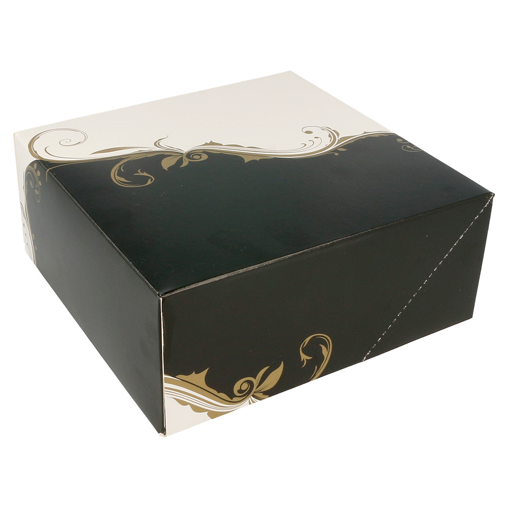 204.64-SCATOLE PER PASTICCERIA SENZA FINESTRA 'THEPACK' CLASSIC 250 G/M2 18x18x7,5 CM BIANCO CARTONE NANO-MICRO (50 u.)
