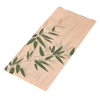 355.10-SACCHETTI CROISSANT 'FEEL GREEN'  32 G/M2 14+7x26 CM NATURALE KRAFT (500 u.)