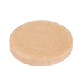 254.42-COPERCHIO PER TERRINA PICCOLA  230 + 18 PE G/M2 Ø6,2 CM MARRONE CARTONE (50 u.)