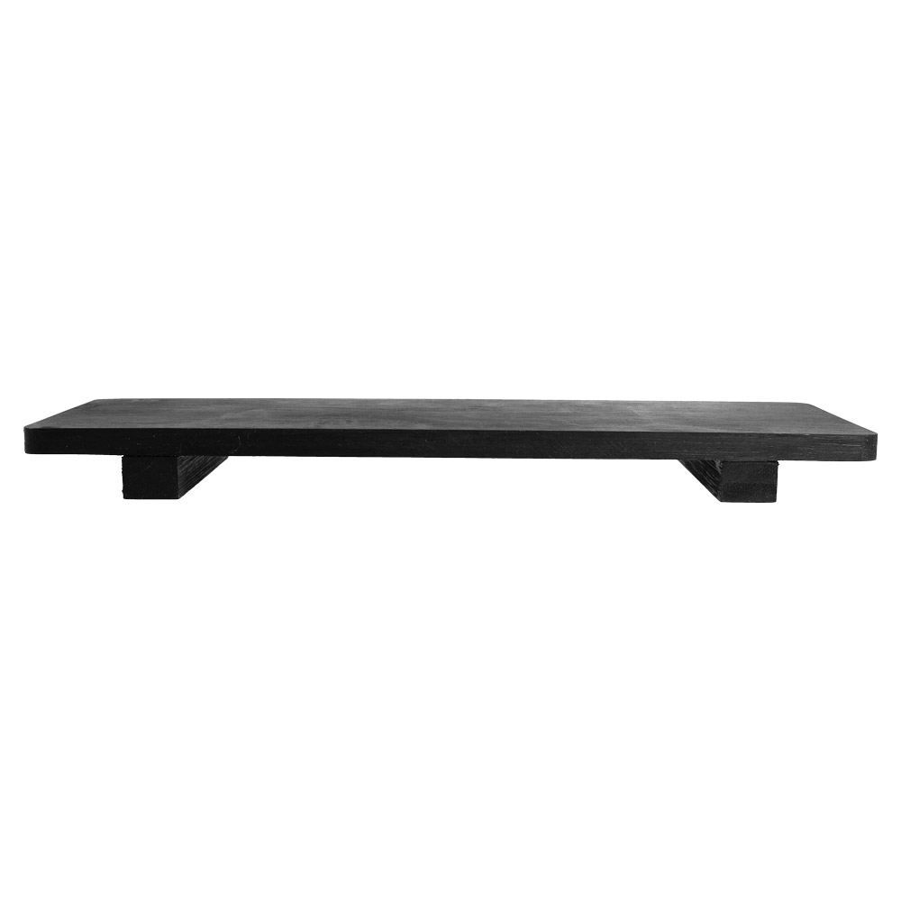 199.53-BASE SUSHI 'BAMBOO'  30x11x2,5 CM NERO BAMBÙ
