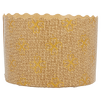 186.87-FORME PER COTTURA PANETTONE  135 G/M2 Ø 7x5 CM MARRONE CELLULOSA (2000 u.)