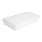 235.22-SCATOLE "LUNCH BOX" COPPERCHIO 'THEPACK' 1700 ML (54 oz) 27,5x16,5x5 CM BIANCO CARTONE NANO-MICRO (60 u.)