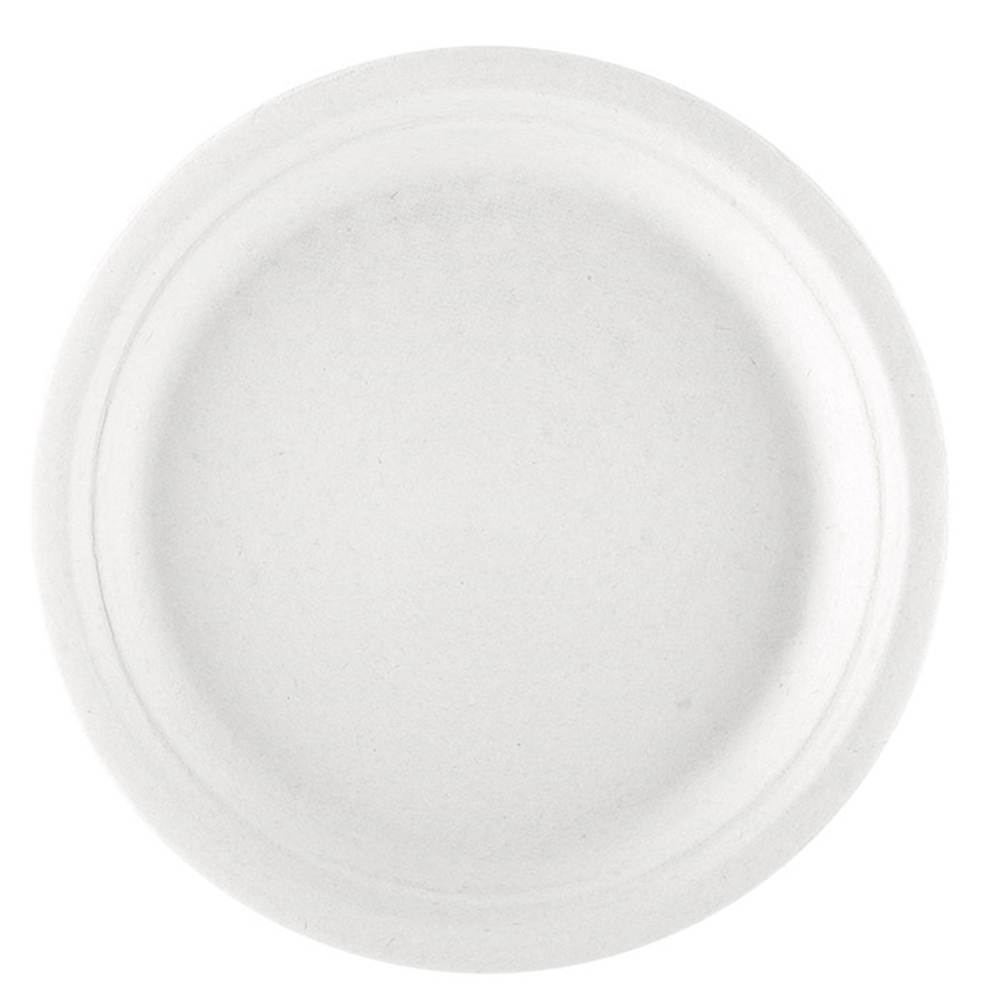 205.66-PIATTI 'BIONIC'  Ø 26x2,1 CM BIANCO BAGASSA (50 u.)