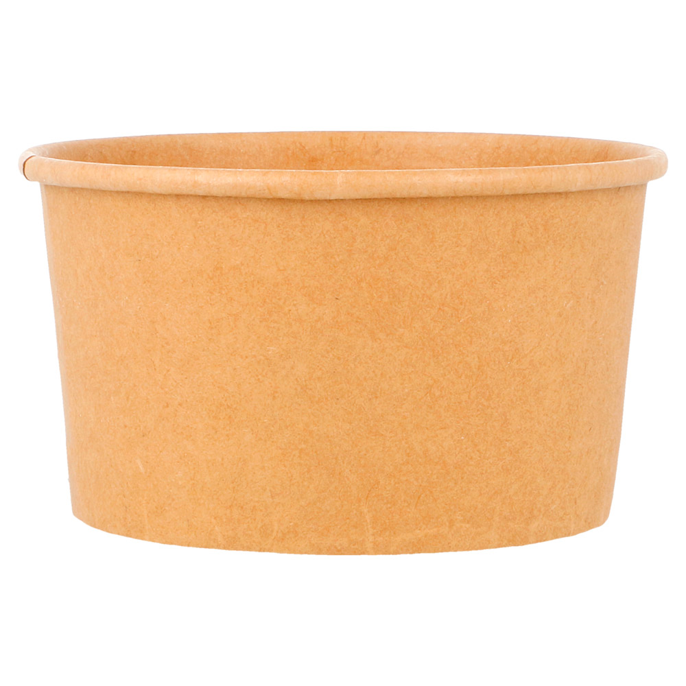 222.91-COPPETTA GELATI  180 ML 250 + 18 PE G/M2 Ø 8,7x5,2 CM MARRONE CARTONE (50 u.)