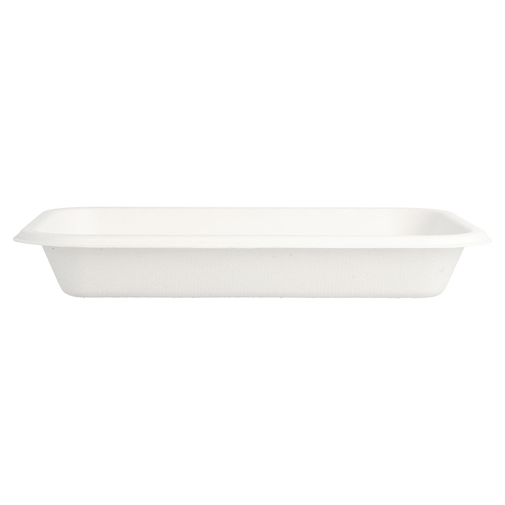 221.36-VASSOI 'BIONIC' 350 ML 18x12x2,5 CM BIANCO BAGASSA (50 u.)