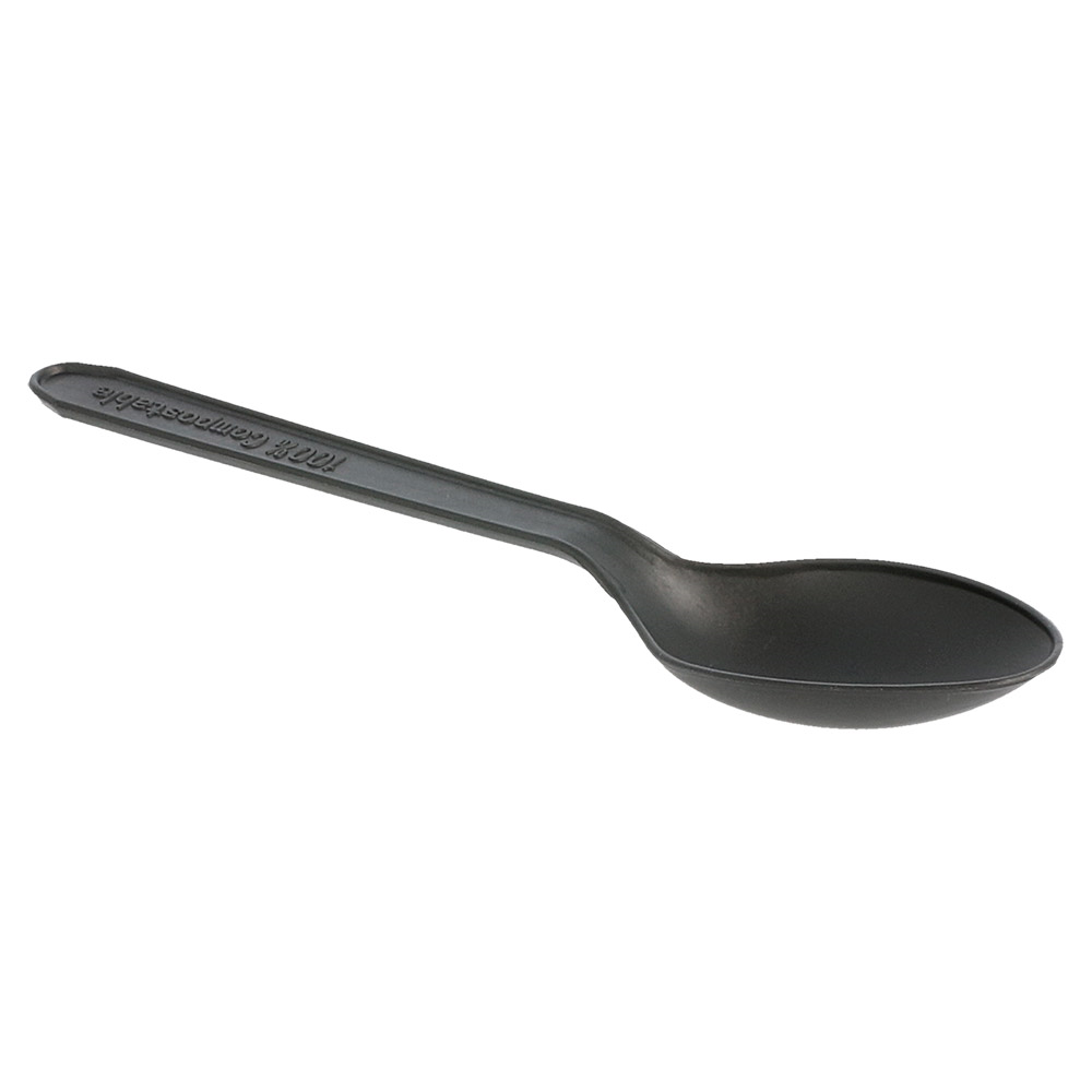 227.30-CUCCHIAINI  12,7 CM NERO CPLA (100 u.)
