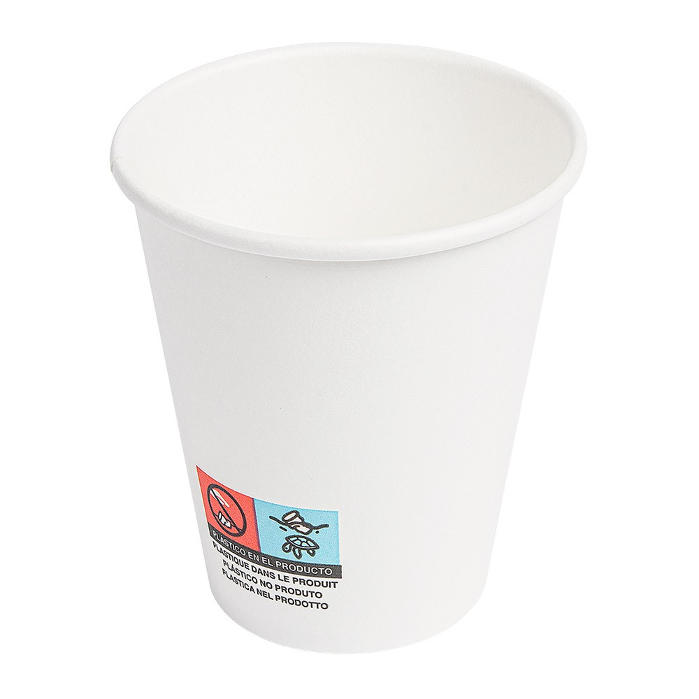 263.19-BICCHIERI BEVANDE CALDE 1 STRATO 'VENDING' 150 ML - 6 oz 210 + 18 PE G/M2 Ø7,1/4,6x7,9 CM BIANCO CARTONE (50 u.)