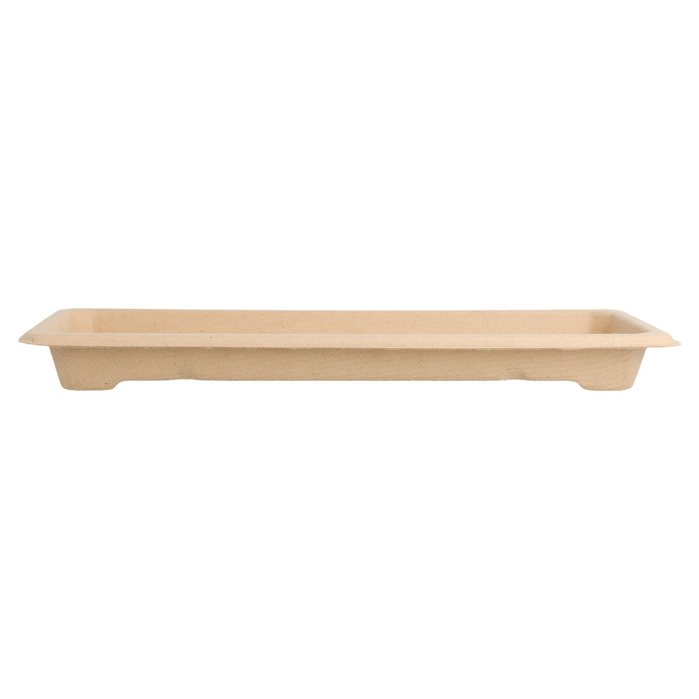 212.93-SCATOLE SUSHI 'BIONIC'  22x9x2 CM NATURALE BAGASSA (50 u.)