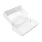 253.43-CONTENITORI SUSHI+FINESTRA 'THEPACK'  19,7x12x4,5 CM BIANCO CARTONE NANO-MICRO + OPP (50 u.)