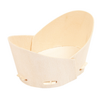 254.96-MINI RECIPIENTI PER SNACKS 'WOOD'  10,3x6x5,3 CM NATURALE LEGNO (10 u.)