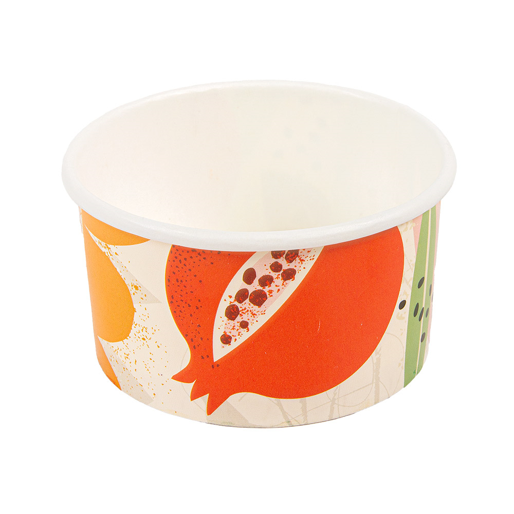 269.76-COPPETTE GELATI AMALFI 90 ML 210 + 18 PE G/M2 Ø7,2x4 CM BIANCO CARTONE (50 u.)