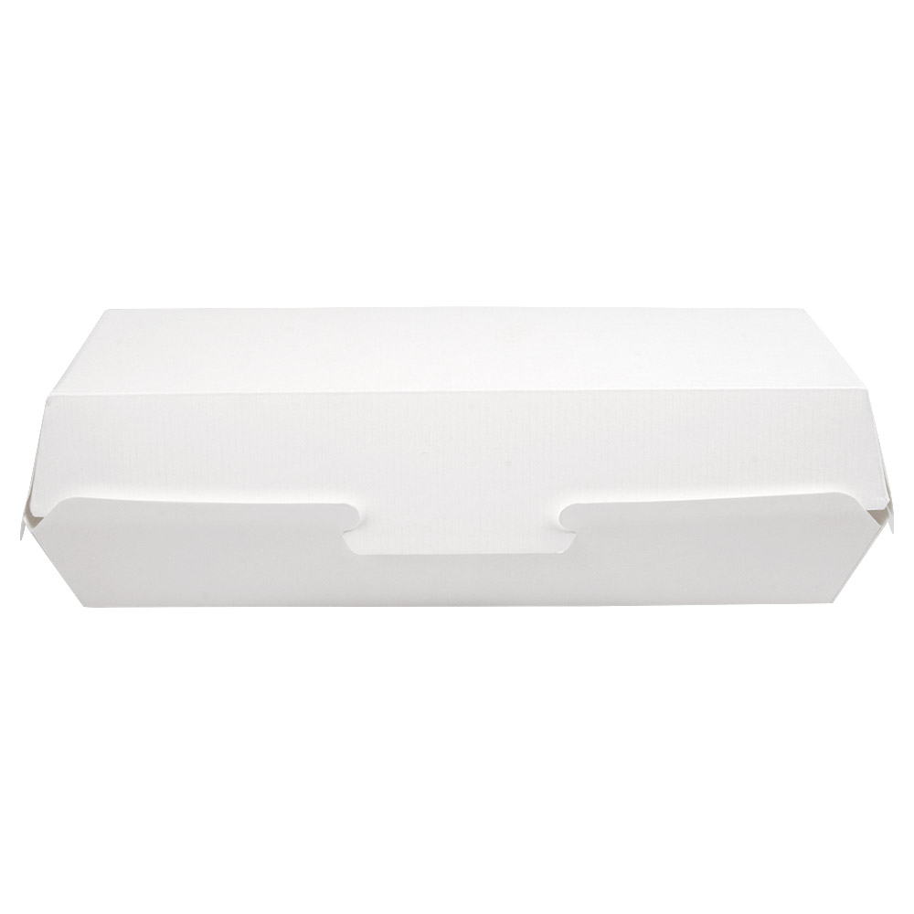 234.26-VASCHETTE "HOT DOG" 'THEPACK'  23,2x9x6,3 CM BIANCO CARTONE NANO-MICRO (50 u.)