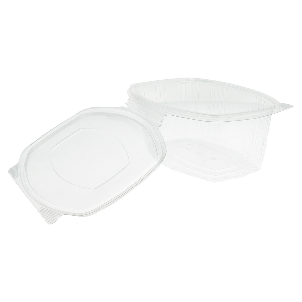 169.33-CONTENITORE CON COPERCHIO 1 L 17,7x12,5x8,5 CM TRASPARENTE RPET (100 u.)