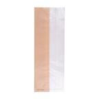 231.22-SACCHETTI PER SANDWICHES CON FINESTRA ECO 'JUST PAPER' LONG 40 G/M2 14+8x38 CM NATURALE PERGAMANA ANTIGRASSI (250 u.)