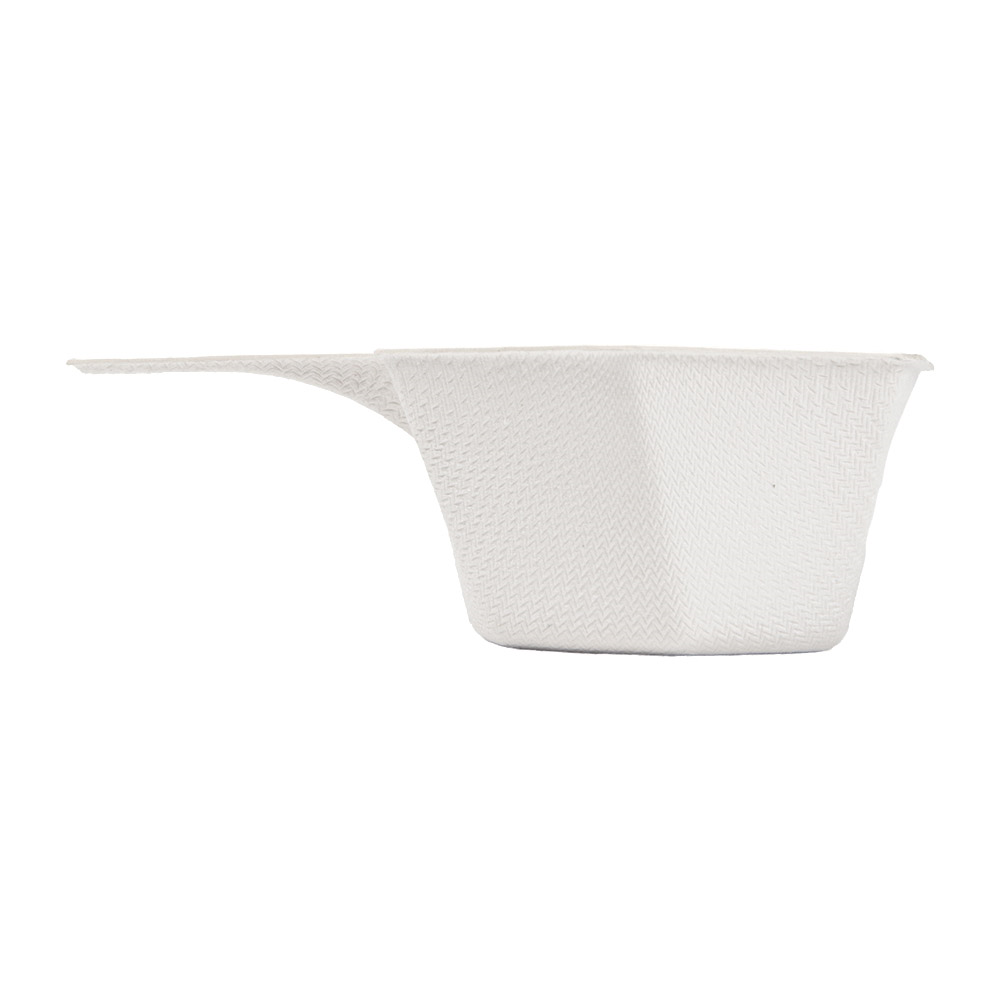 265.79-CONTENITORI ESAGONALE 'BIONIC'  5,5x3 CM BIANCO BAGASSA (100 u.)